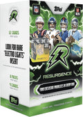 Caja de tarjetas 2025 Topps Resurgence Football Value Box
